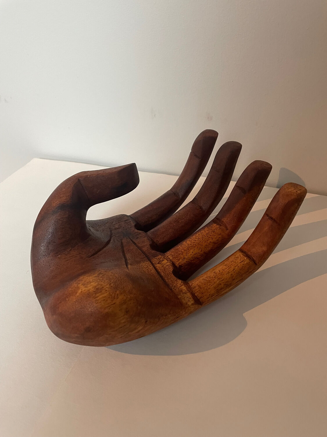 Vide poche baguier en bois