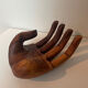 Wooden ring holder tray