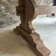 Monastery style farmhouse table
