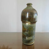Glazed glazed sandstone soliflore vase 1960