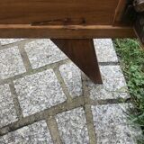 Bed with braces and feet compas vintage