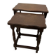 Ensemble de deux tables gigognes