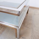 French mid-century vitrine coffee table