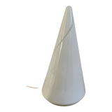 Conical lamp in opaline of Murano vintage 52 cm