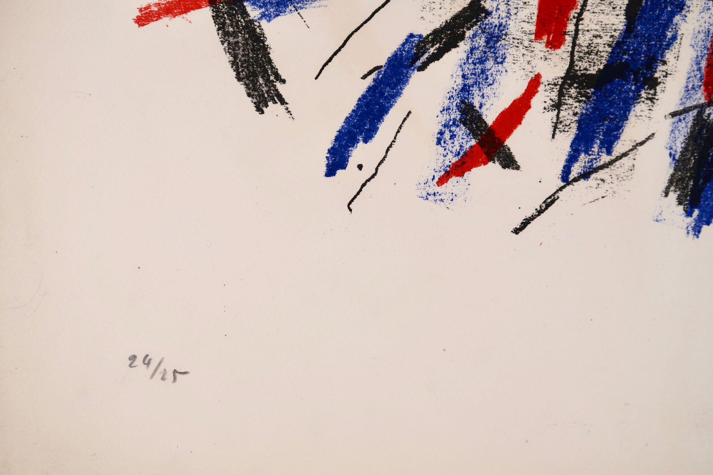 Lithography by Jacques Germain, France 1968