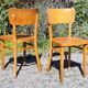 4 chaises Thonet années 50/60