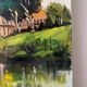 The Eure in Criqueboeuf, oil on canvas signed Quesney, 2000