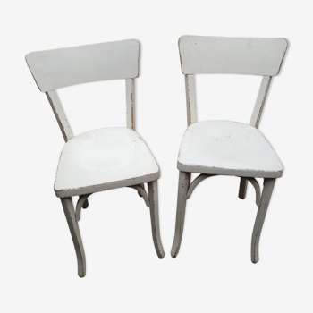 Paire de chaises baumann