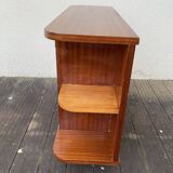 Vintage mahogany bar cabinet with marquetry