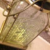 60s vintage cut glass decanter