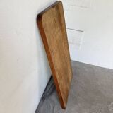Miroir scandinave en teck massif 1970