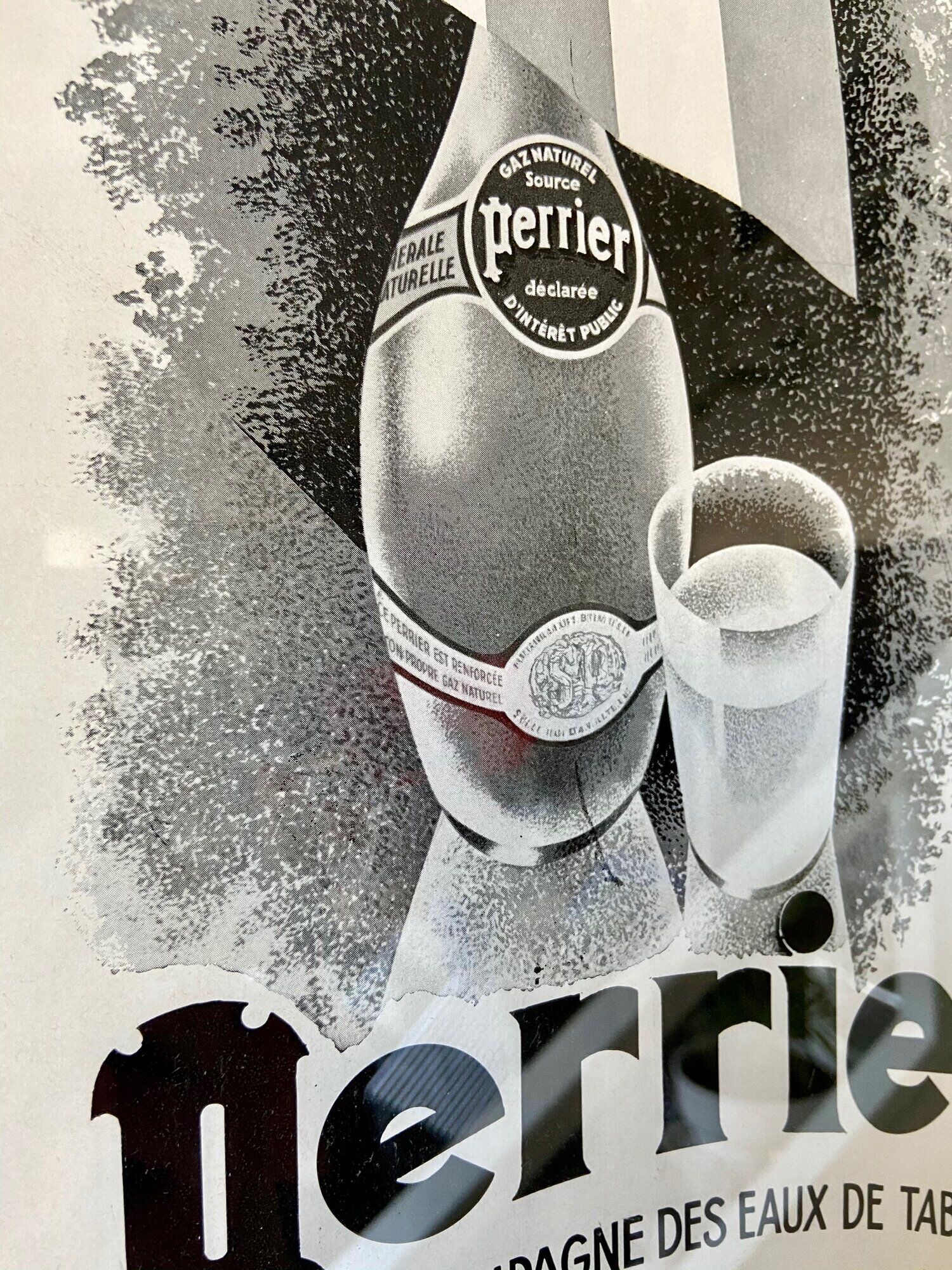 Perrier advertising poster
