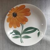 Vintage 1970s Orange Flower Gien Cup