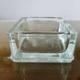 Pavé de verre , cendrier, signé LUMAX, recuit, années 40 50, Le Corbusier