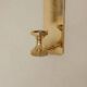 Pair of swedish brass sconces by gusum 1991
