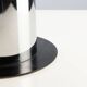 Space age chrome and glass table lamp