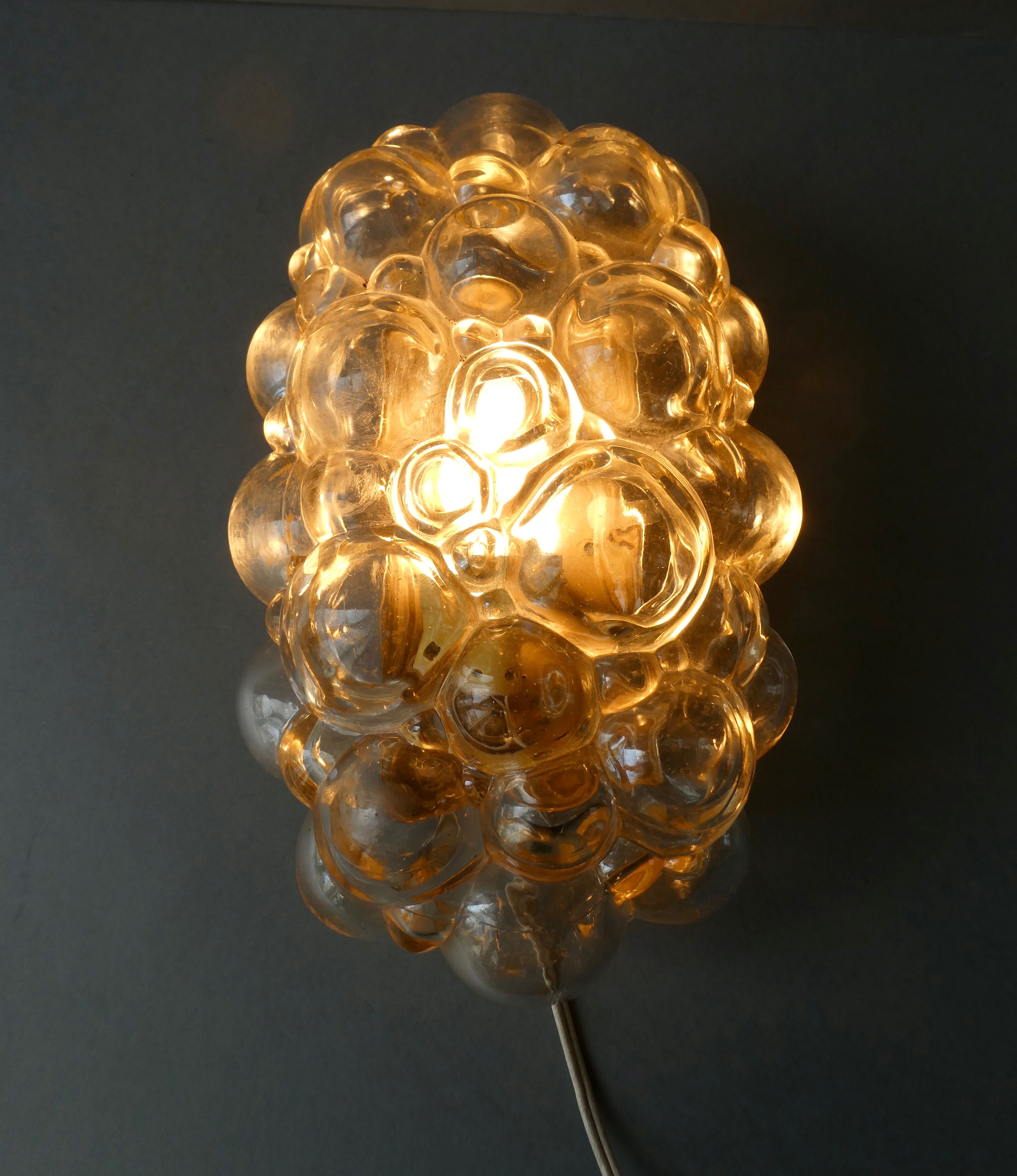 Pair of wall lamps Helena Tynell 60s