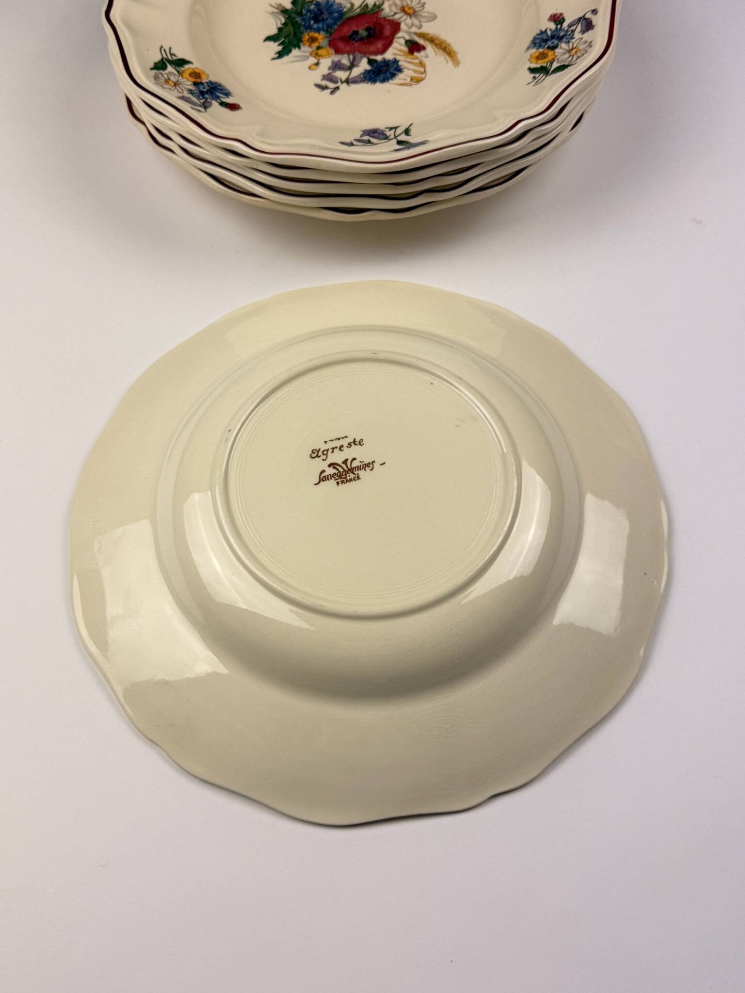 Assiette Creuse Sarreguemines Agreste