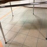 Vanilla formica table - Vintage