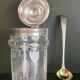Solid silver and crystal mustard, early nineteenth century.