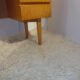 Scandinavian vintage light wood desk of the 60s