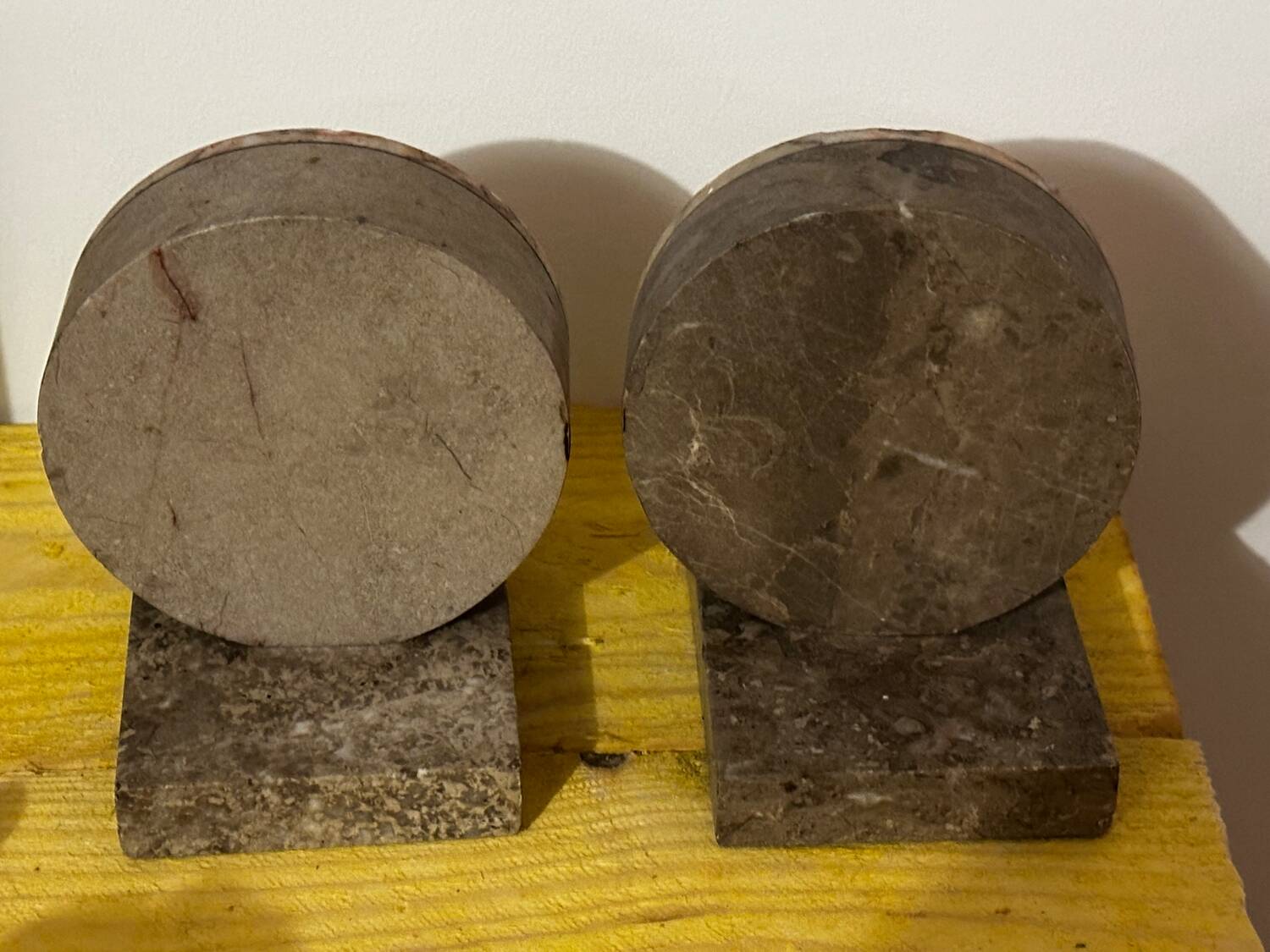 Pair of Marble Bookends from the Art Deco period