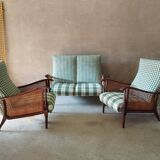 50s sofa and armchair set