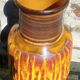 Large glazed ceramic vase Vintage Saint Clement 60s/70s