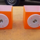 Pair of vintage wall lamps from the 70s