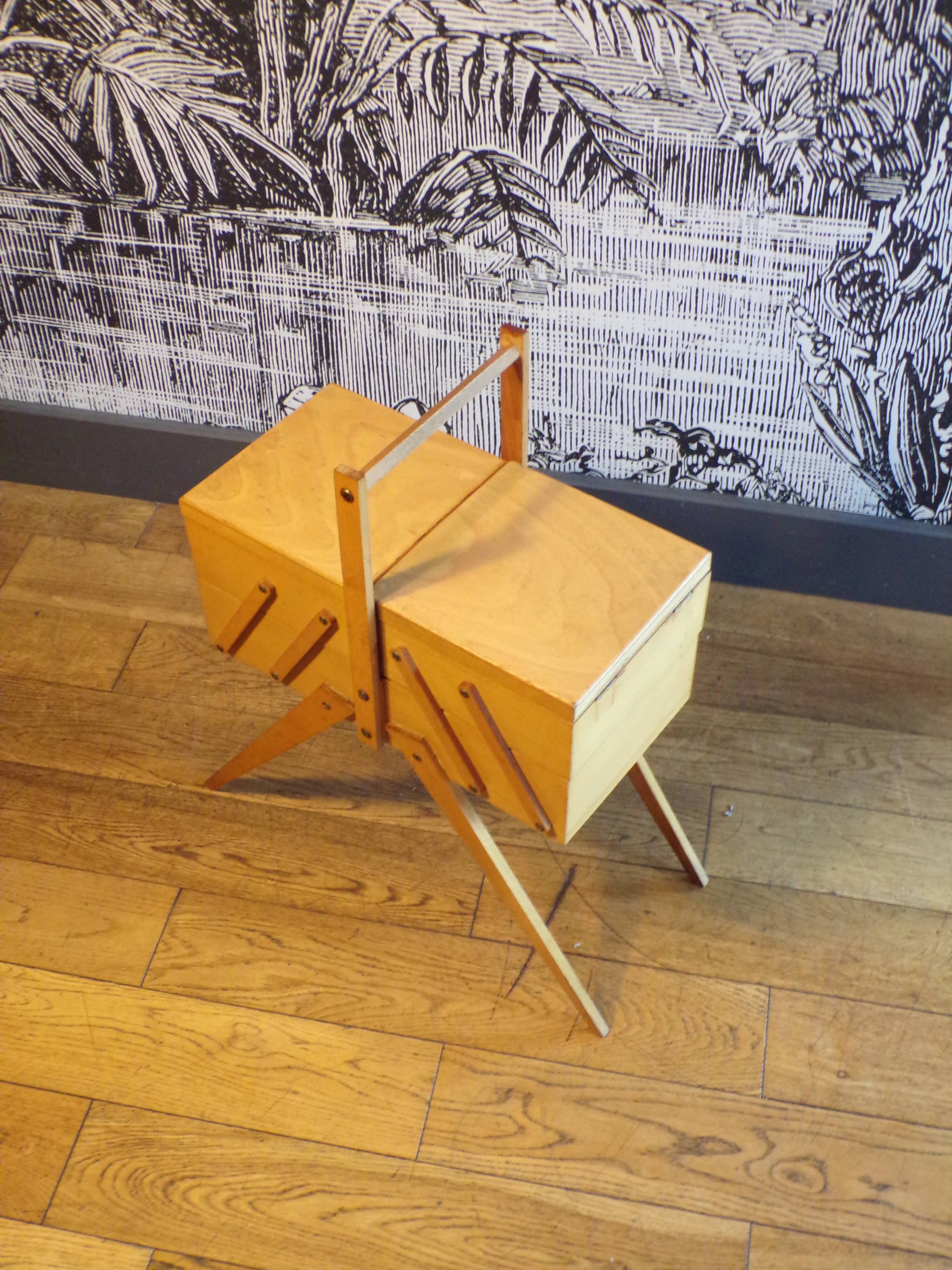 Vintage worker compass feet