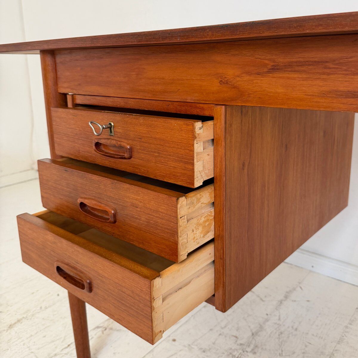 Teak Desk by Arne Vodder, Denmark, 1960s