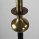 Pair of Floor Lamps in Black and Gold, The Netherlands — 1990s