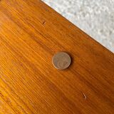 Vintage Scandinavian teak bedside table circa 1960's
