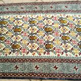 Ancient oriental carpet handmade 135 x 81cm