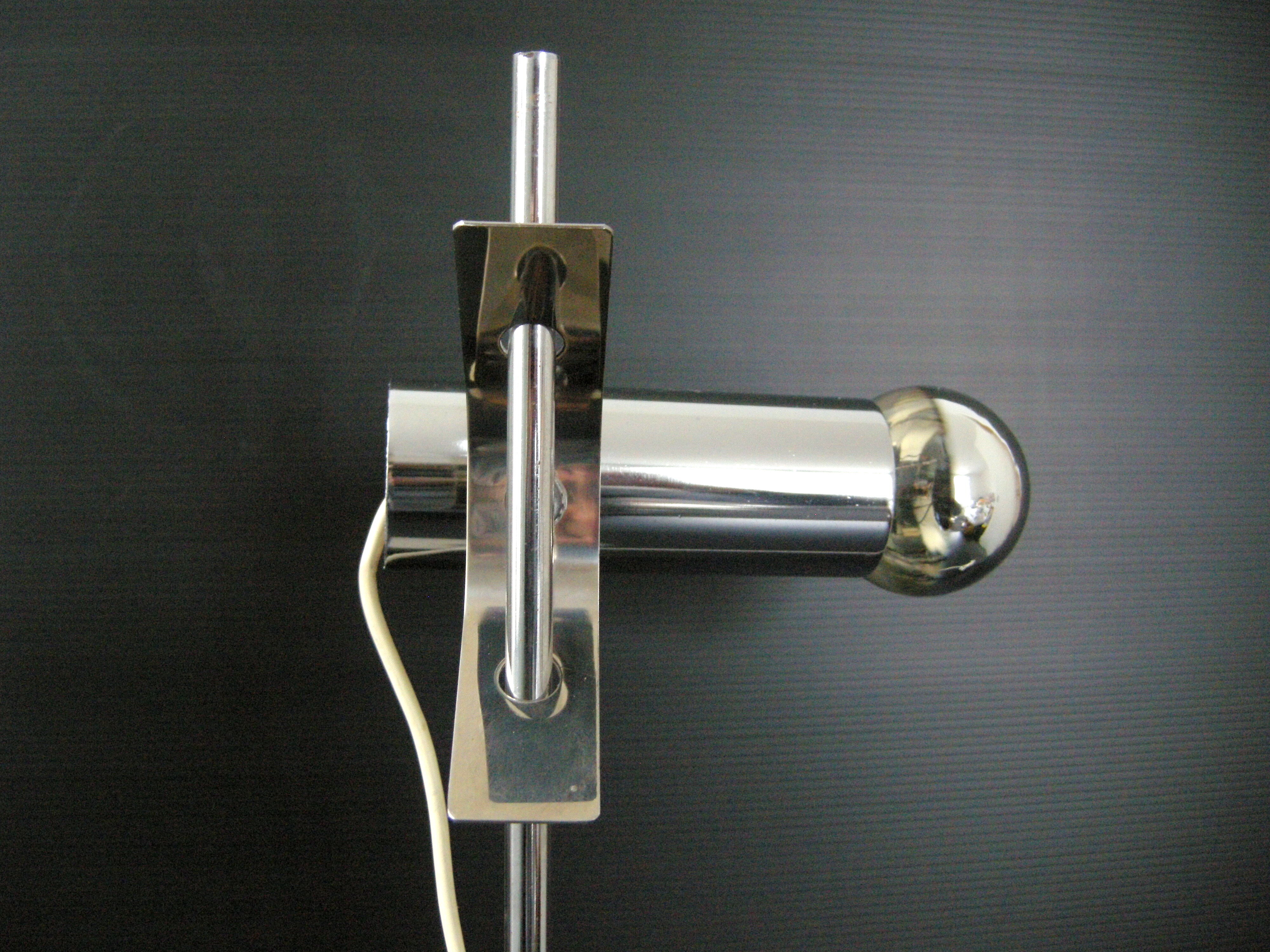 Vintage lamp 1970 chrome space age