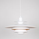 Danish vintage pendant lamp Sofie by Kurt Wiborg, Jeka, 1980s