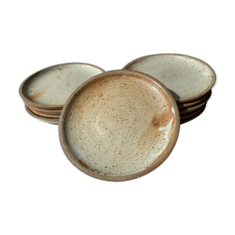 Lot of 10 large sandstone plates
