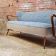 Cocktail set pair of armchair and its sofa 1960