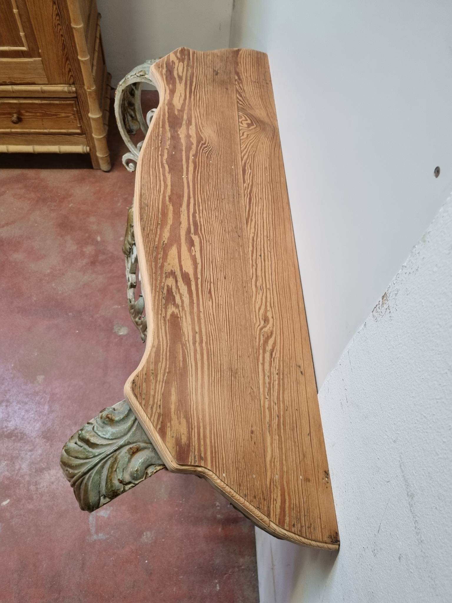 Wrought iron console