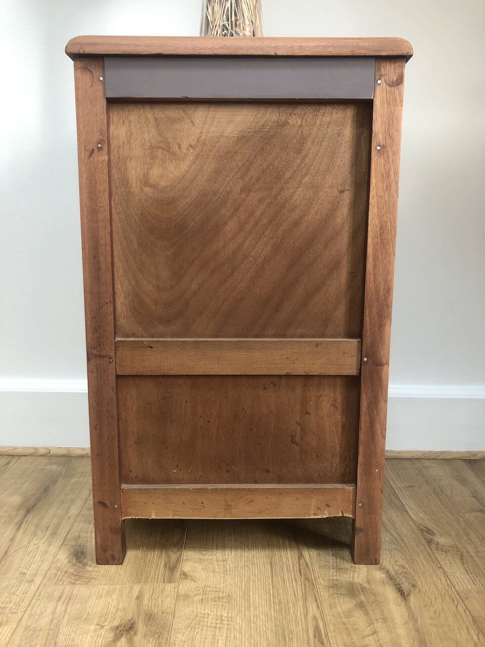 Adorable wooden bedside table