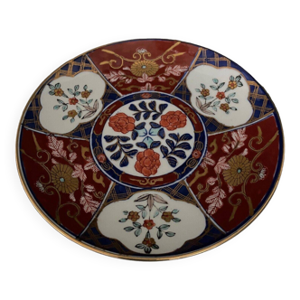 Assiette en porcelaine Imari Japon Gold Imari hand painted XXe