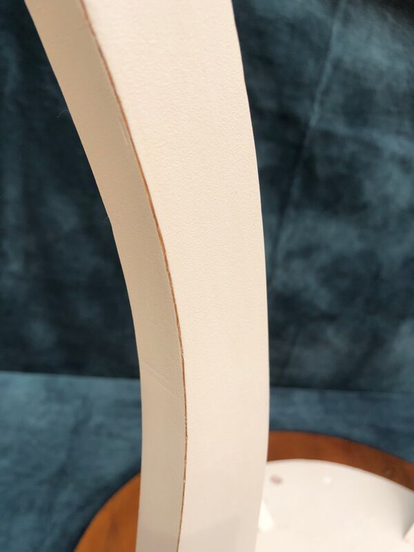 Guéridon art déco blanc