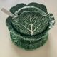 Cabbage tureen in slip 4 pieces