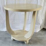 Patinated Art Deco pedestal table