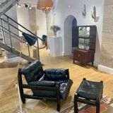 Armchair and footrest by Luciano Frigerio 1960