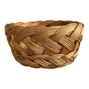 Panier pailles tressées