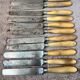 Silver-plated metal steel knives horn ALLEZ FRÈRES