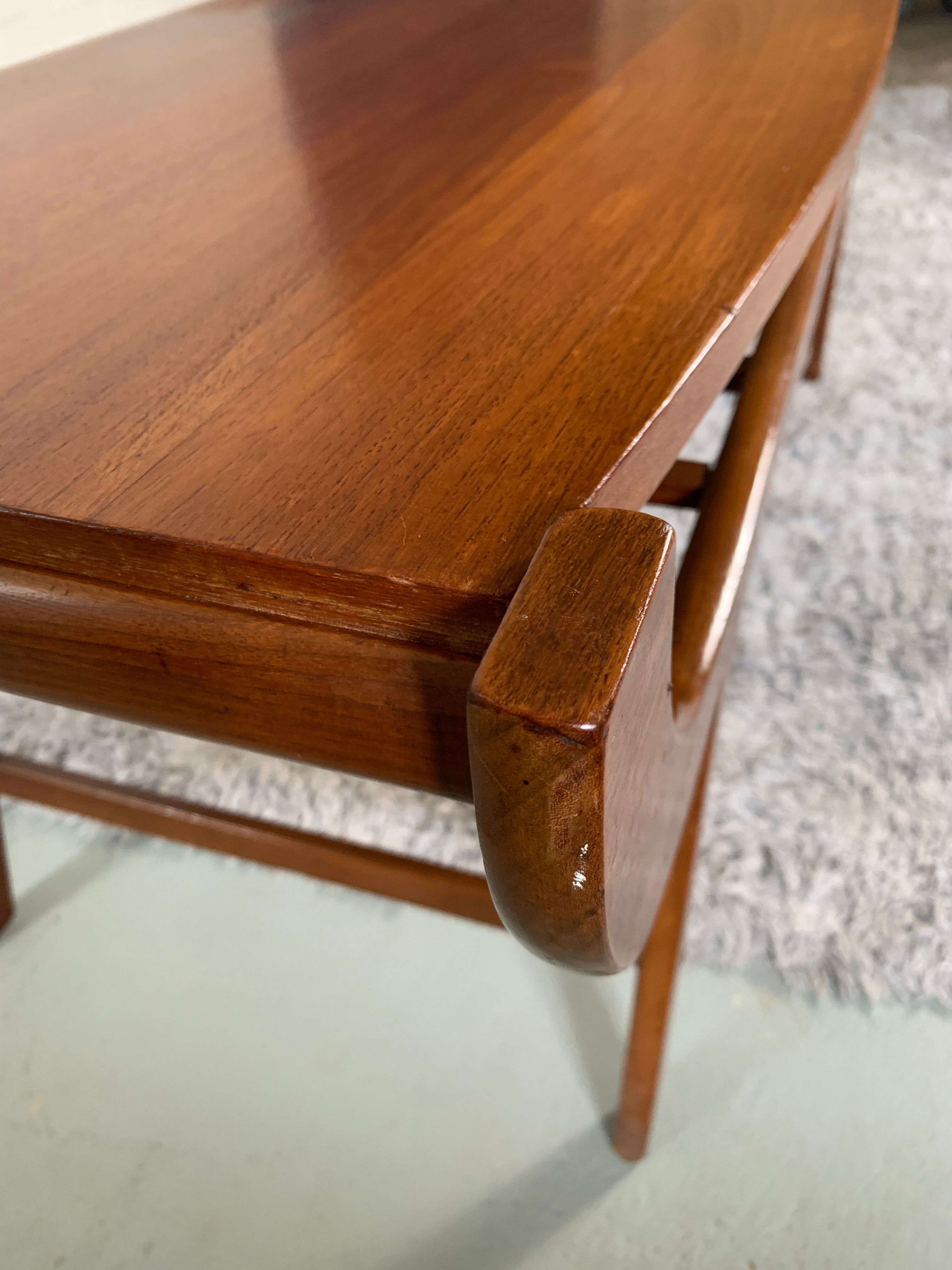 Louis Van Teeffelen teak coffee table 1960