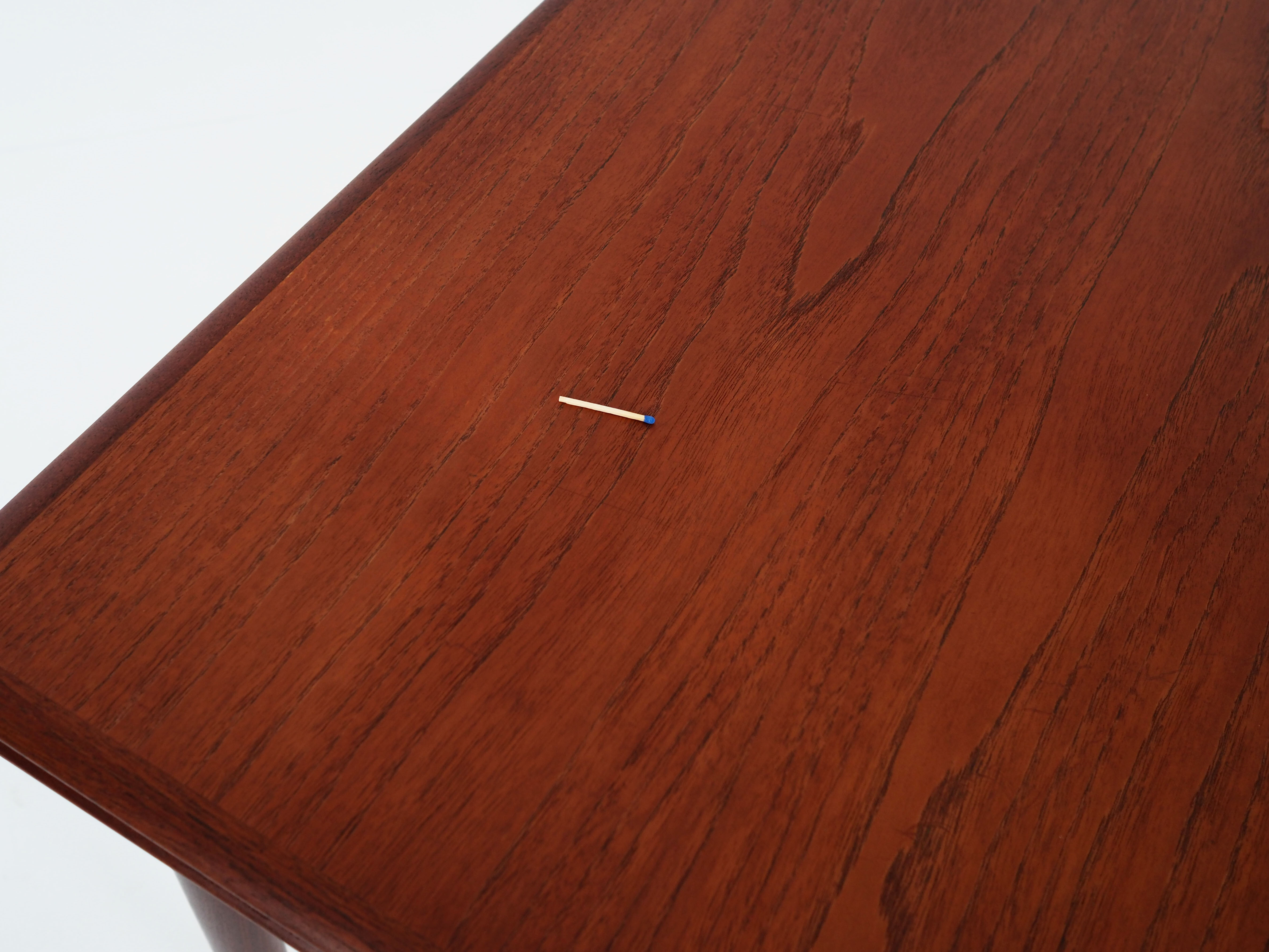 Scandinavian style teak dining table 70's