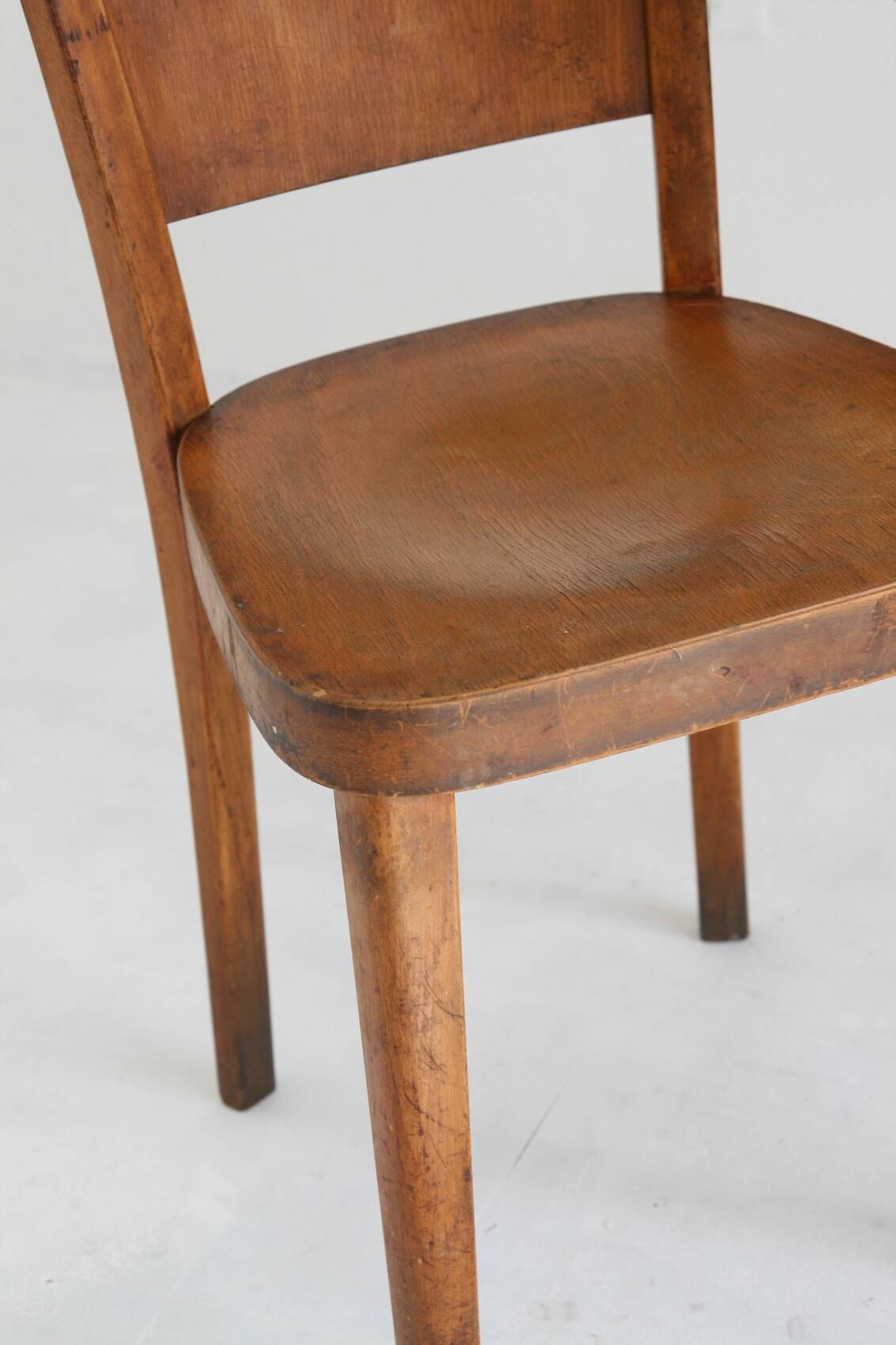 Set of Antique bentwood dining chairs from Thonet, 1930